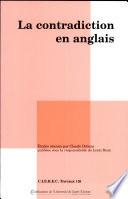La contradiction en anglais