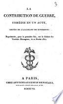 La contribution de guerre