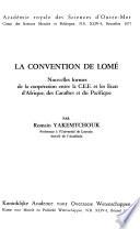 La Convention de Lomé