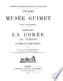 La Corée ou Tchösen