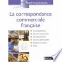La correspondance commerciale française