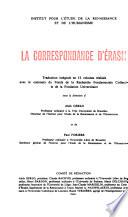 La correspondance d'Erasme: 1517-1519