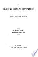 La Correspondance littéraire