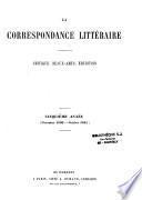 La Correspondance littéraire