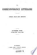 La Correspondance litteraire (red. par Ludovic Lalanne)