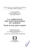 La corruption des fonctionnaires en Afrique