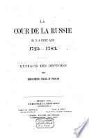La cour de la Russia il y a cent ans