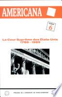 La Cour suprême des États-Unis, 1789-1989