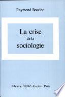 La crise de la sociologie
