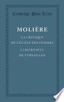 La critique de l'école des femmes