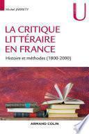 La critique littéraire en France
