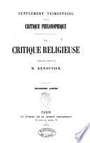 La Critique religieuse