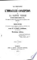 La croyance à l'immaculée conception de la Sainte Vierge ne peut devenir dogme de foi