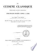 La cuisine classique