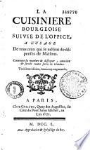 La cuisinière bourgeoise