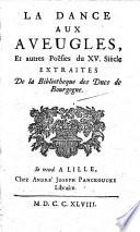 La dance aux aveugles