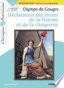La Déclaration des droits de la femme et de la citoyenne - Bac Français 1re 2022 - Classiques et Patrimoine