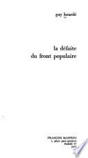 La défaite du Front populaire