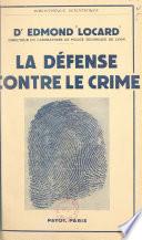 La défense contre le crime