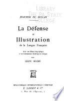 La défense et illustration de la langue française