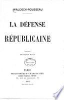 La défense républicaine