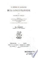 La deffence et illustration de la langue francoyse