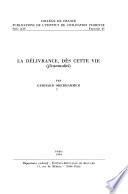 La Délivrance dès cette vie
