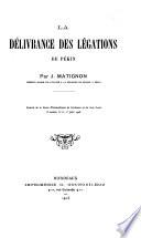 La délivrance des légations de Pékin