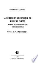 La démarche scientifique de Vilfredo Pareto