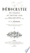 La démocratie en France au Moyen Âge
