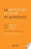 La démocratie en santé en question(s)