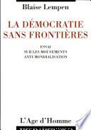 La démocratie sans frontières