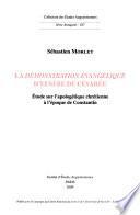 La démonstration évangélique d'Eusèbe de Césarée