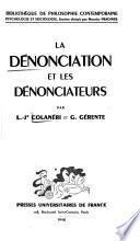 La dénonciation et les dénonciateurs