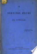 La dernière heure du concile