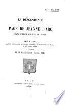 La descendance du page de Jeanne d'Arc dans l'archdiocèse de Reims