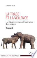 La différance comme déconstruction de la violence