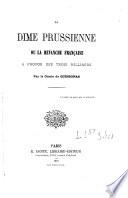 La dîme prussienne ou la revanche française à propos des trois milliards