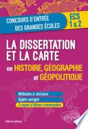La dissertation et la carte en histoire, géographie et géopolitique