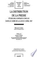 La distribution de la presse