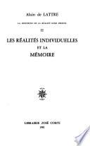 La doctrine de la réalité chez Proust