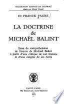 La doctrine de Michaël Balint