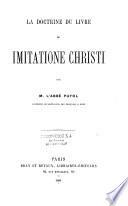 La doctrine du livre de Imitatione Christi