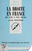 La Droite en France de 1789 à nos jours