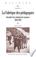 La fabrique des pédagogues