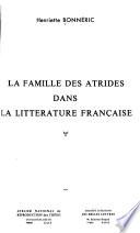 La famille des Atrides dans la littérature française