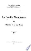 La famille nombreuse dans l'histoire et de nos jours