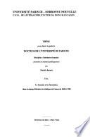 La fantaisie et les fantaisistes dans le champ littéraire et artistique en France de 1820 à 1900