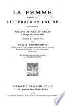 La femme dans la littérature latine