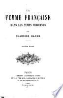 La femme française dans les temps modernes